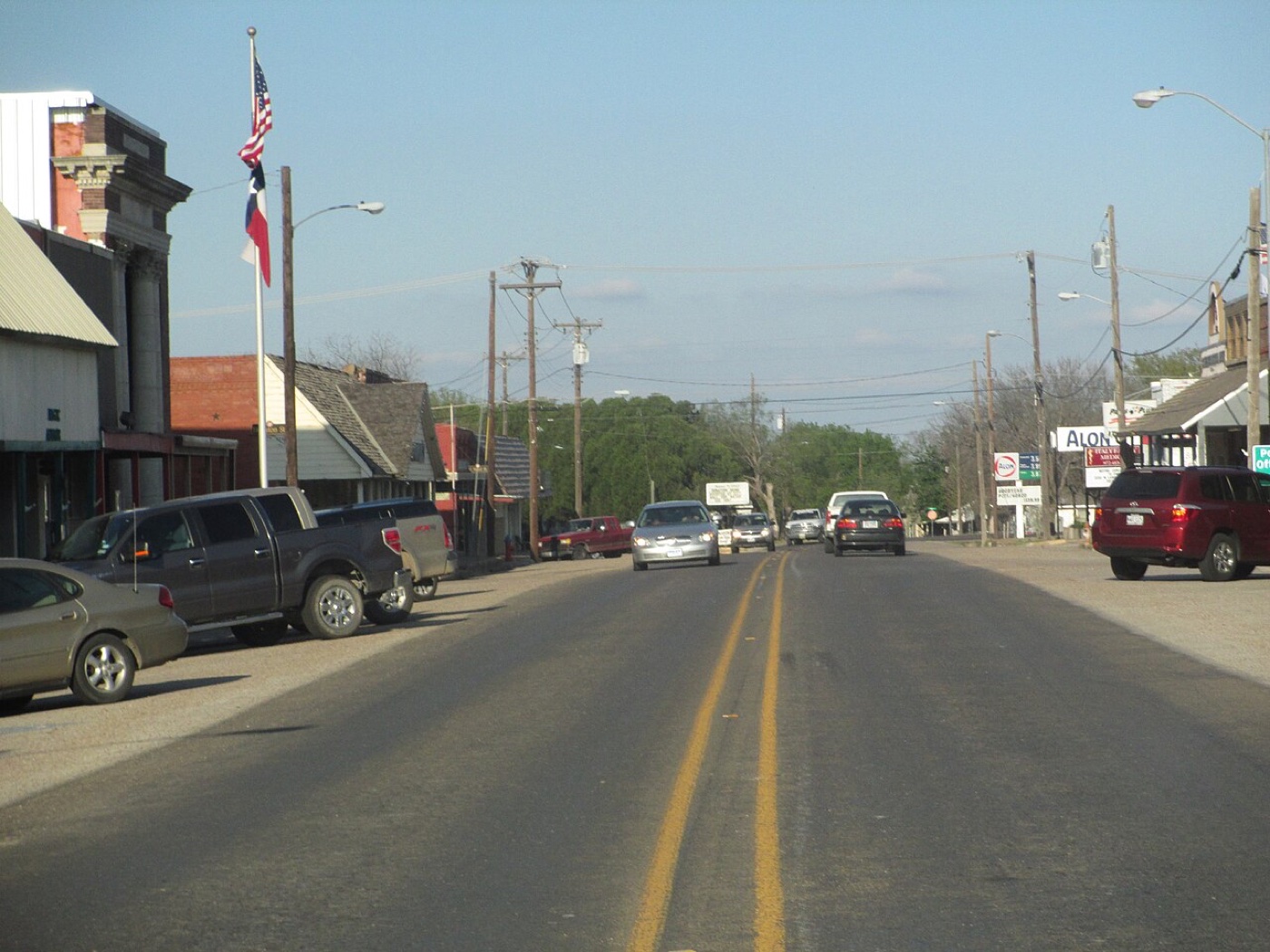 Downtown Italy, Texas — historic buildings in this small Ellis County community